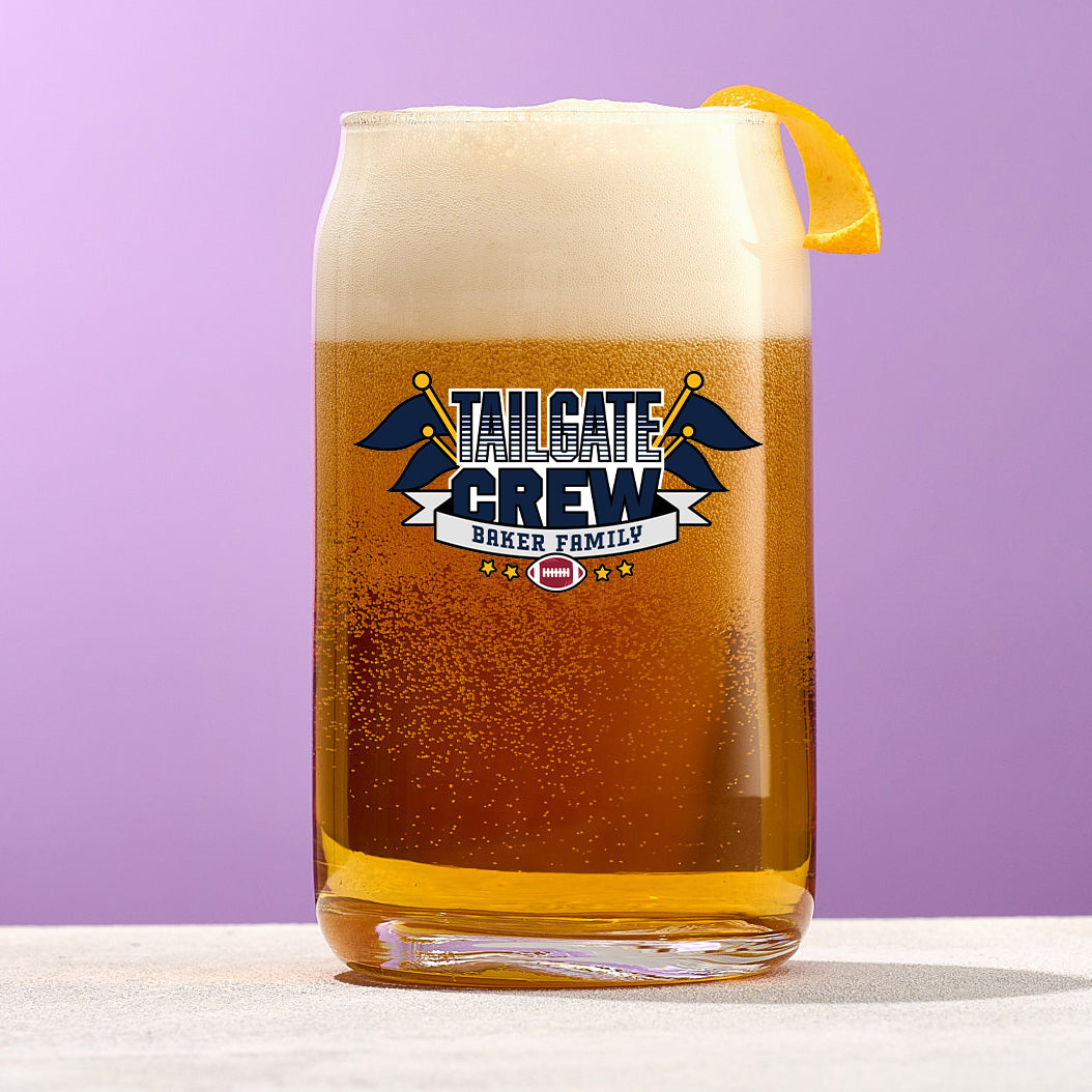 Tailgate Crew - Can Glass