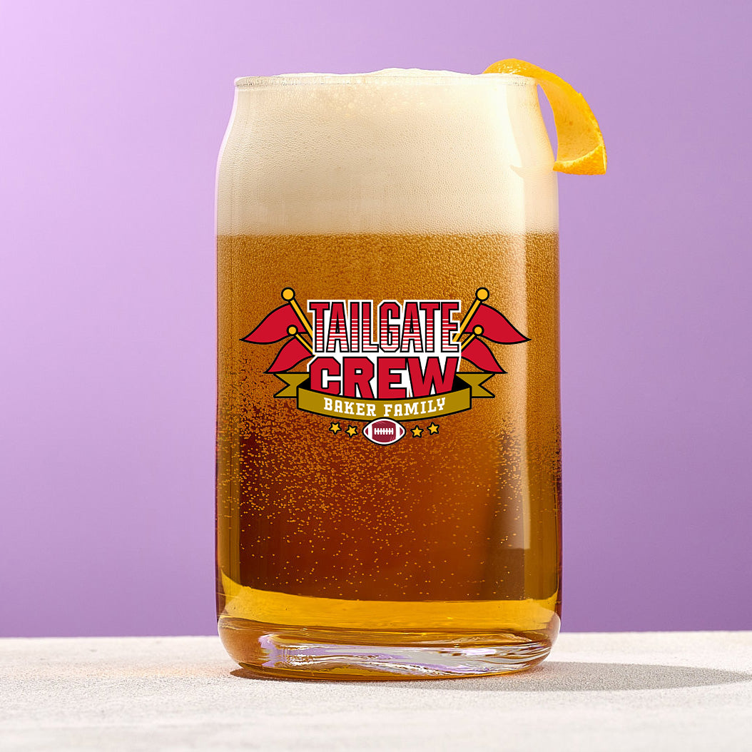 Tailgate Crew - Can Glass