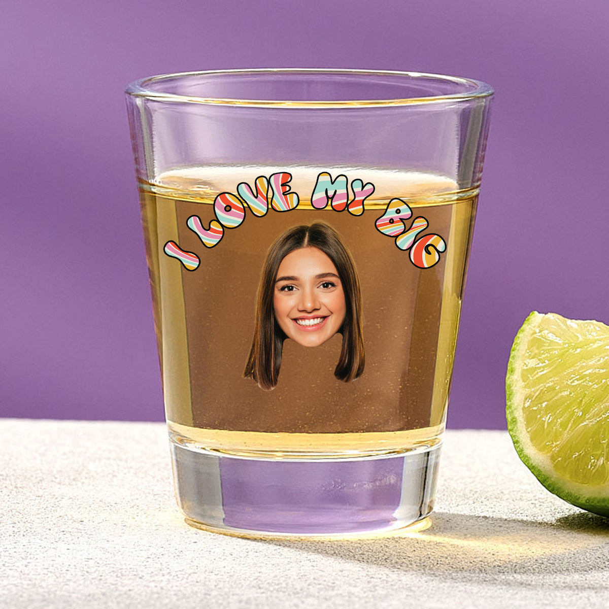 Custom Little Sister Shot Glass | Sorority Big Little Gift 💕