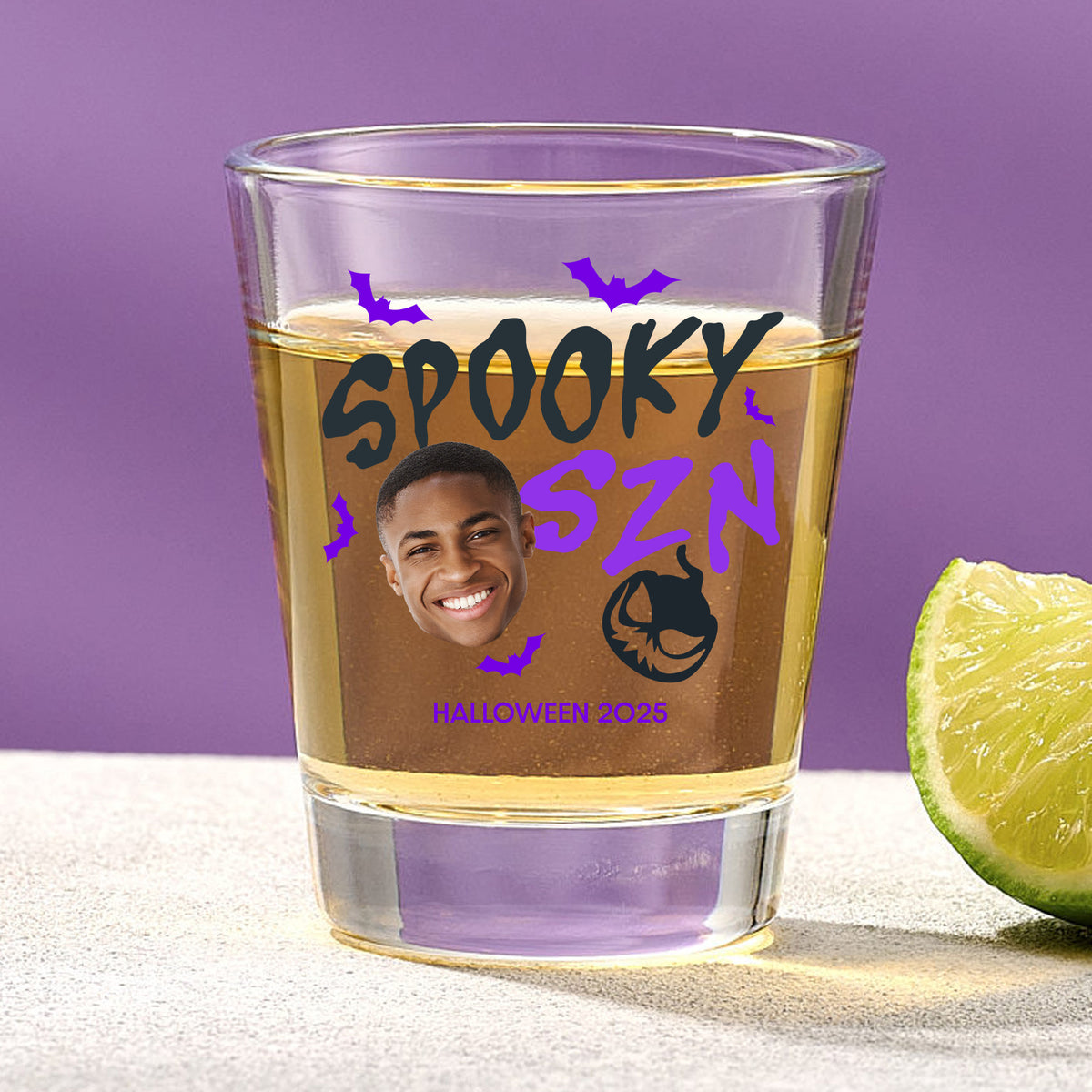 Spooky SZN – Personalized Halloween Shot Glass